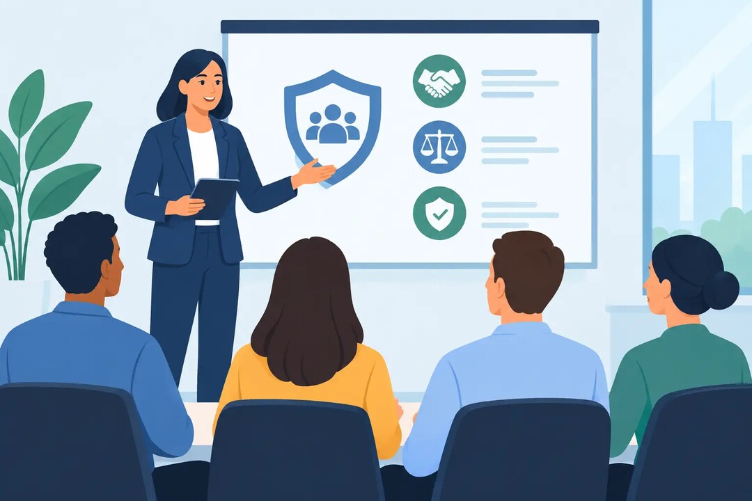 code of conduct training session