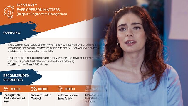E•Z START™ Every Person Matters