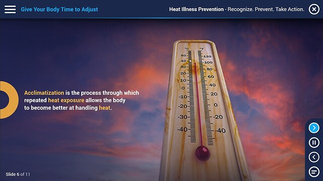 Heat Illness Prevention: Recognize. Prevent. Take Action