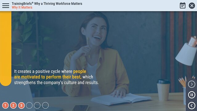 TrainingBriefs® Why a Thriving Workforce Matters