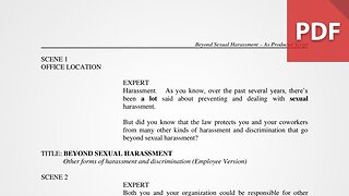 Beyond Sexual Harassment (Employee Version)