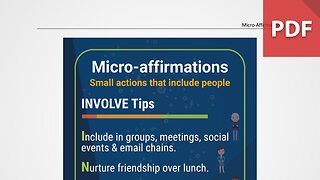 Discussion Card: Micro-Affirmations