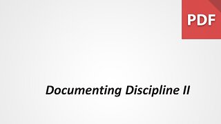 Documenting Discipline II - Leader's Guide
