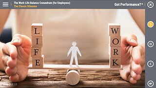 Got Performance?® The Work-Life Balance Conundrum (for Employees)™