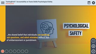 TrainingBriefs® Accountability on Teams Builds Psychological Safety