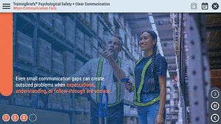 TrainingBriefs® Psychological Safety + Clear Communication