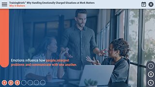 TrainingBriefs® Why Handling Emotionally Charged Situations at Work Matters