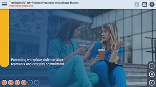 TrainingBriefs®  Why Violence Prevention in Healthcare Matters